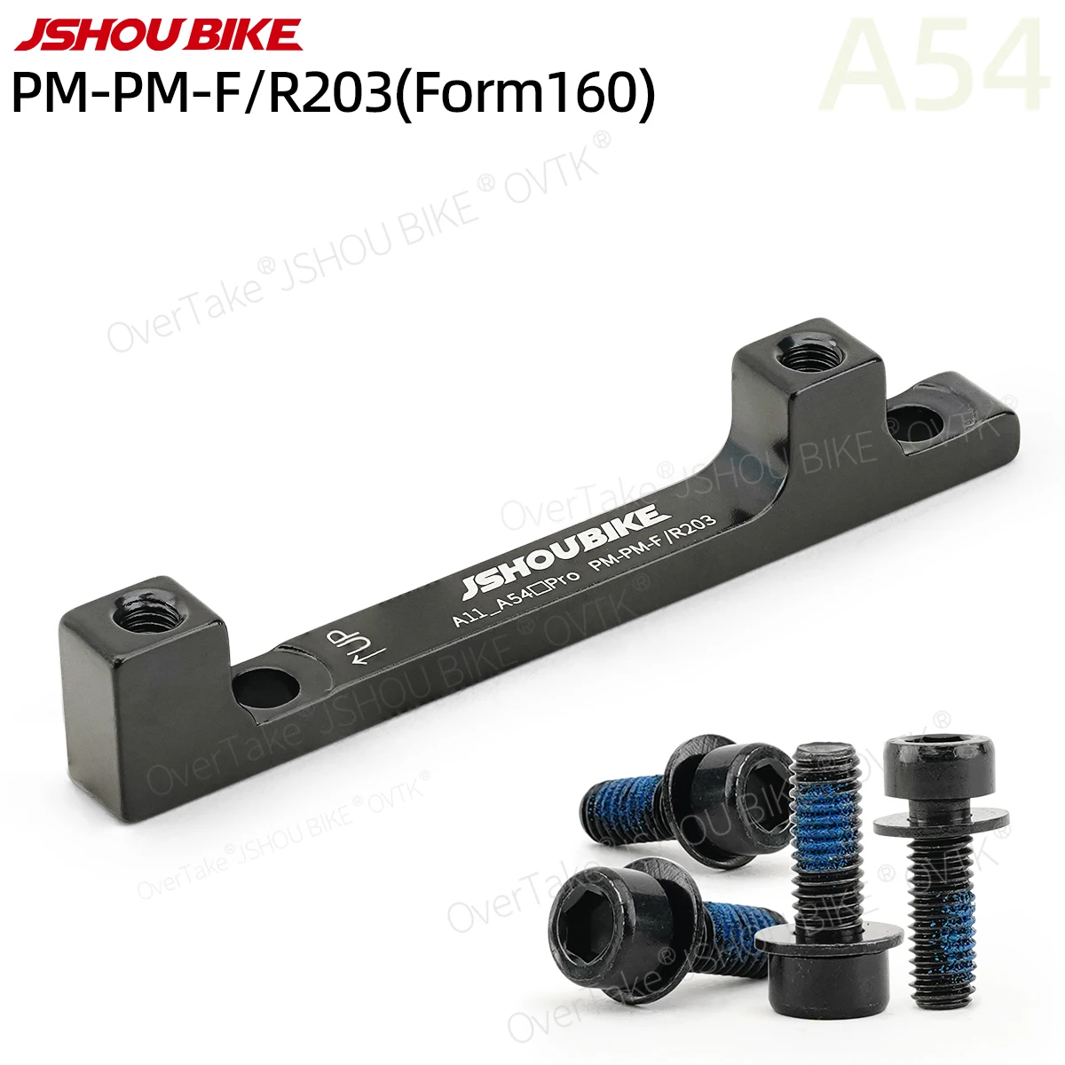 

JSHOUBIKE 1/2/4/10/20PCS Bicycle Disc Brake Adapter Fork and Frame PM From 160mm TO 203mm Rotor MTB Bike Accessories With Bolts
