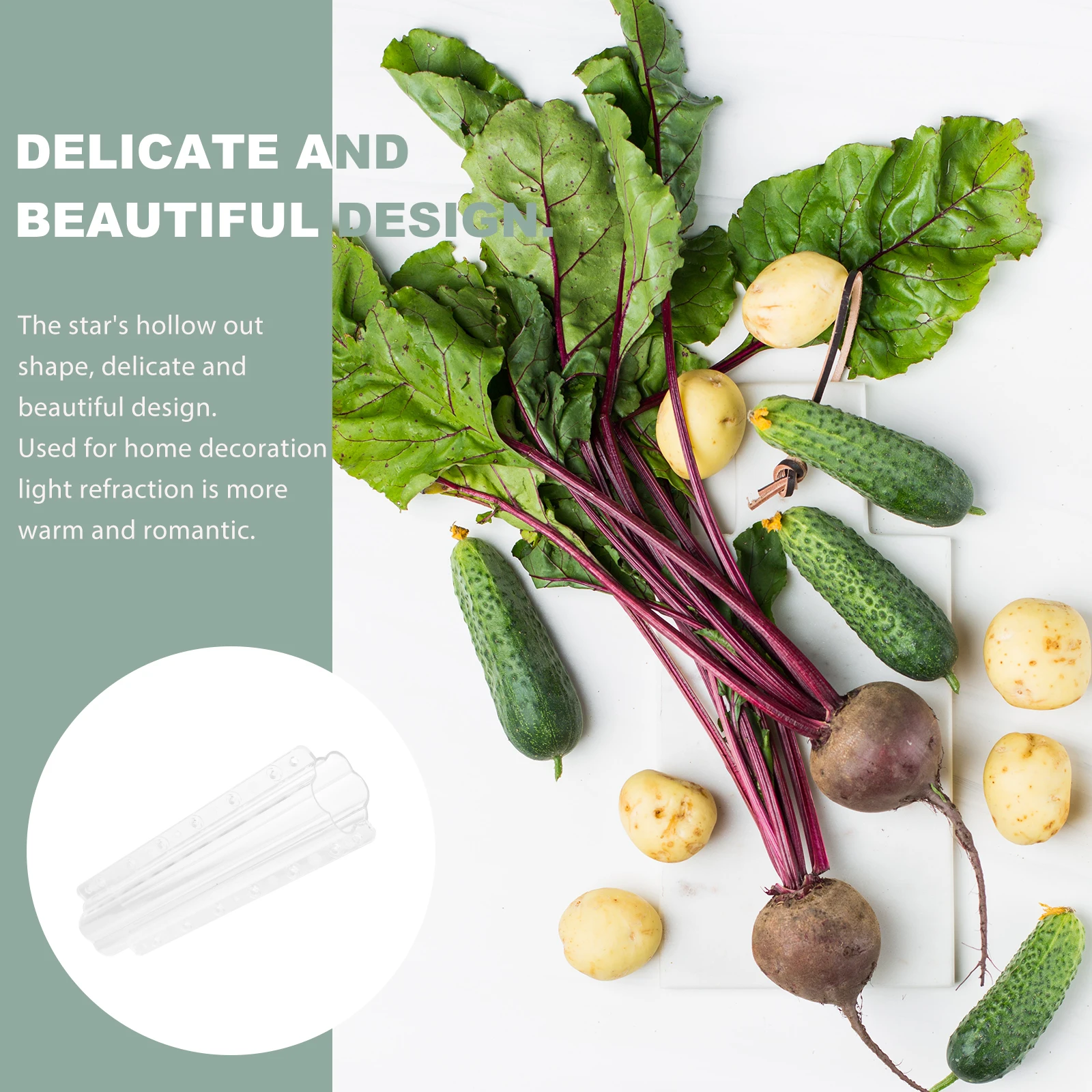 

4 Pcs Vegetable Growing Shaper Fruitful Transparent Plastic Tool Suitable Garden Yard Waterproof Corrosion Resistant Easy Clean