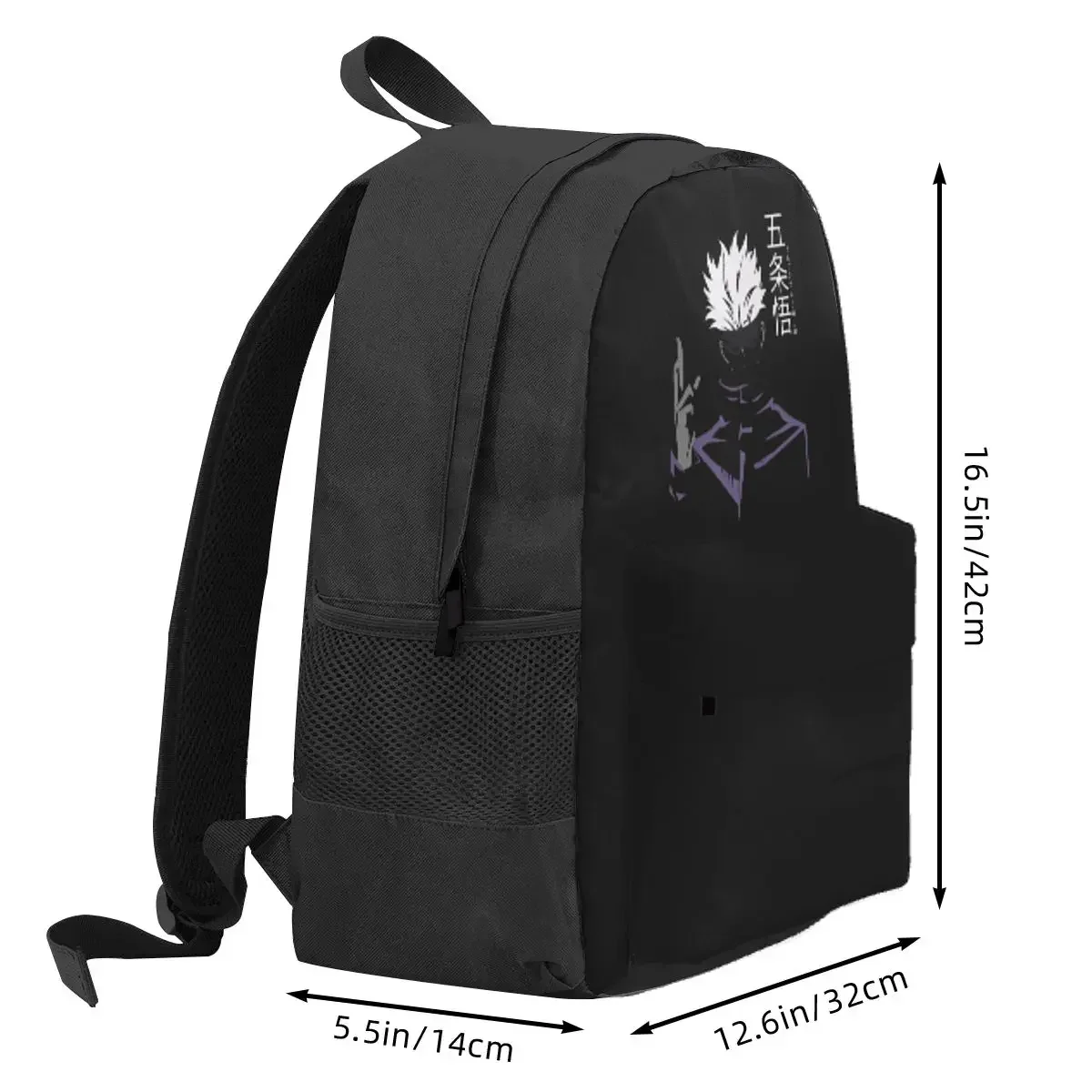 Anime Jujutsu Kaisen Gojo Satoru Backpack Daypack Large Capacity Kids BookBag School Bag Shoulder Bags for Men Women