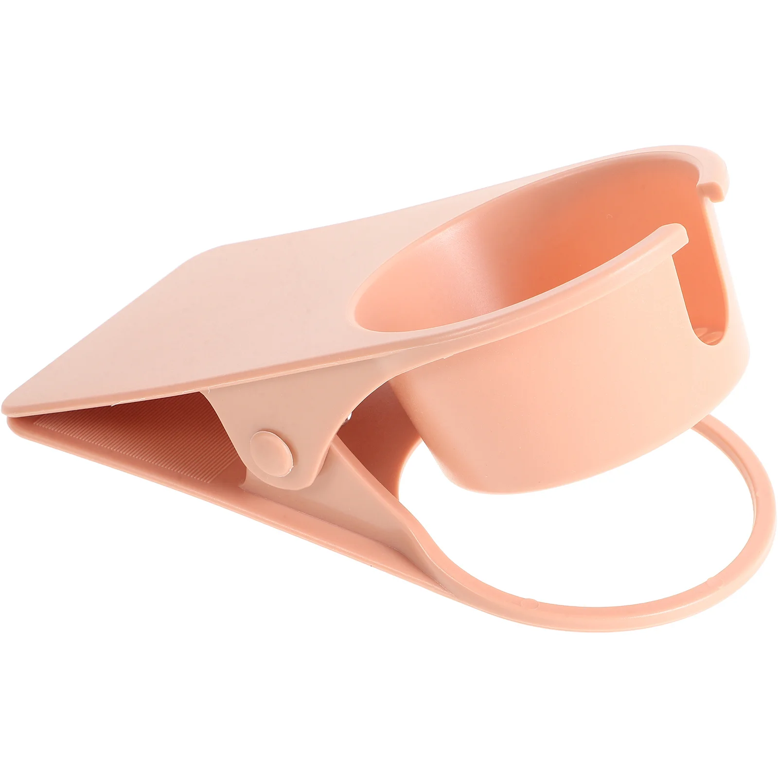 

Desk Cup Holder Clip on Organizer for Table Coffee Stable Versatile Accessory Easy to Clean Beach Chair Cup Holder
