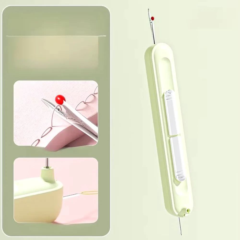 Needlework Threading Needle Threader Embroidery Cross Stitch Double Head Hand Sewing Special Tools 2in1 DIY Sewing Accessories