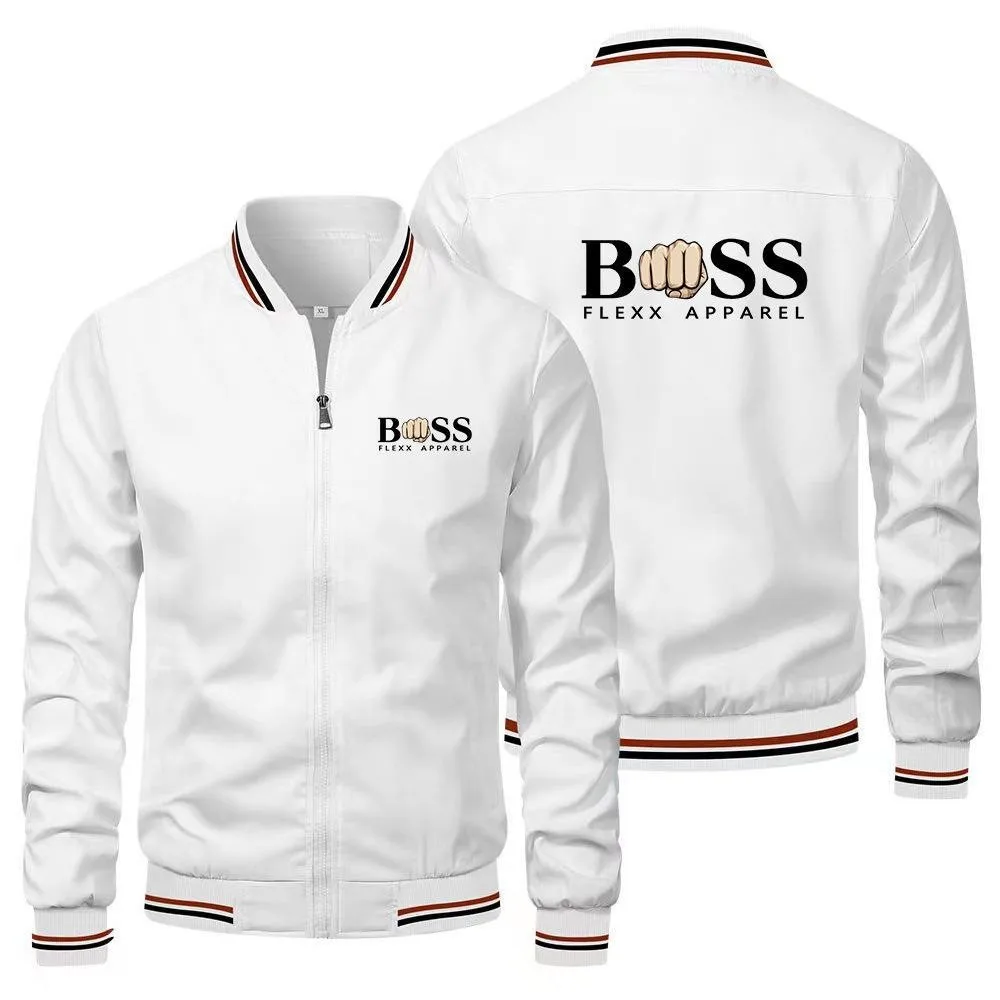 BSS FLEXX APPAREL 2023 New Jacket Men's Wind Proof Zipper Jacket Spring and Autumn Casual Work Jacket Fashion Sports Jacket