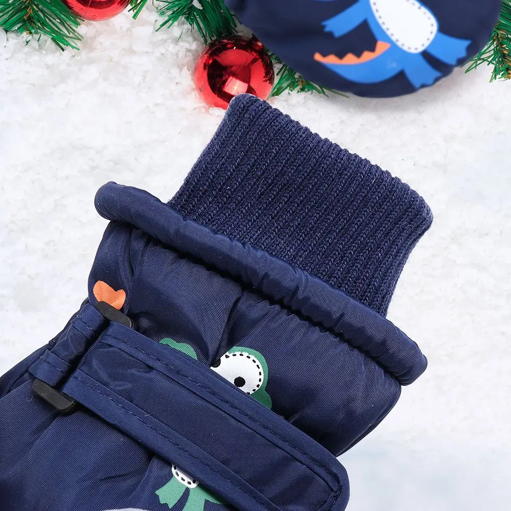 

Нескользящие водонепроницаемые детские варежки на флисовой подкладке, зимние варежки, варежки для малышей, перчатки для катания на коньках