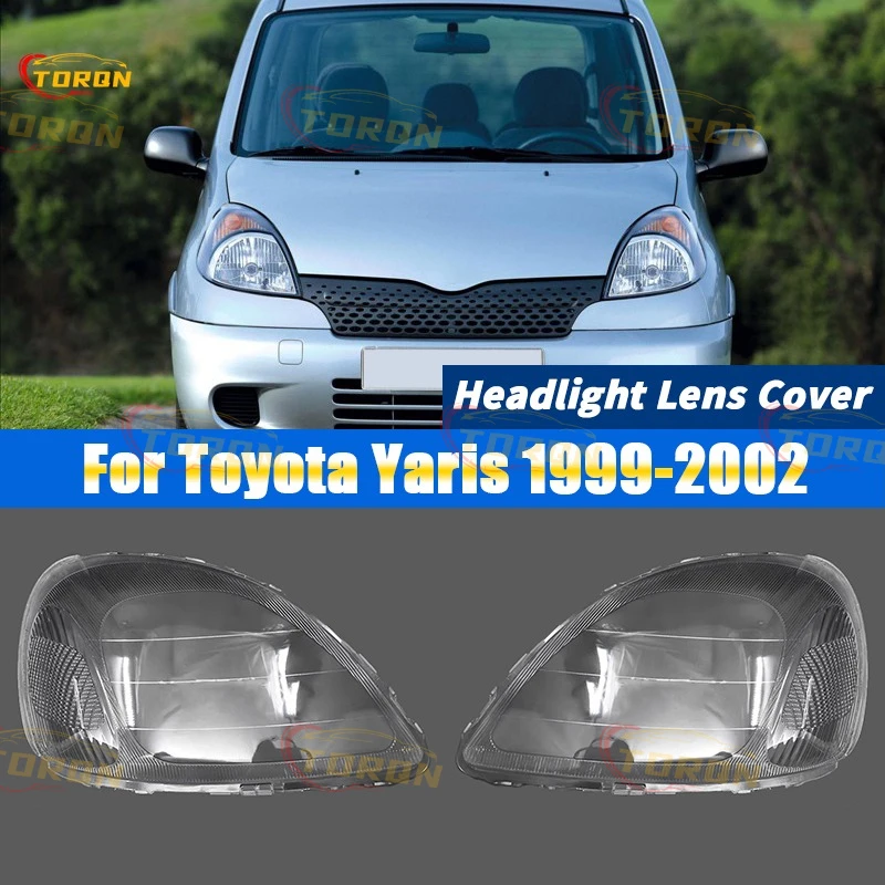 

For Toyota Yaris 1999 2000 2001 2002 Car Headlight Lens Cover Headlamp Shade dust cover for headlights automobil parts accessori