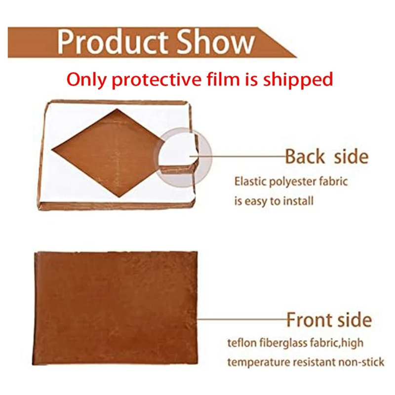 2 PCS Heat Press Platen Wrap Cover, Heat Resistant Protector For Protecting Sublimation Heat Pressing Machine