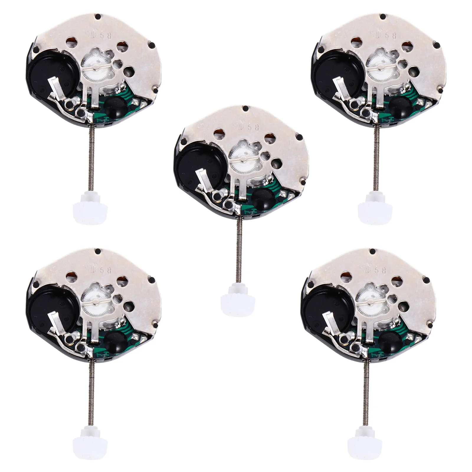

5Pcs Replacement Watch Movement High Quality Quartz Mechanism Dependable Operation Simple Swap Process Great for Everyday Users