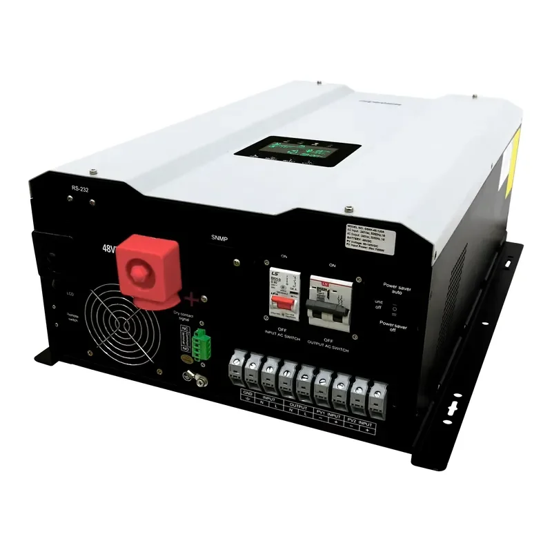 48VDC 8KW Hybrid Solar Inverter with 60A MPPT Solar Controller for 120VAC 240VAC 110VAC 220VAC Split Phase Single Output