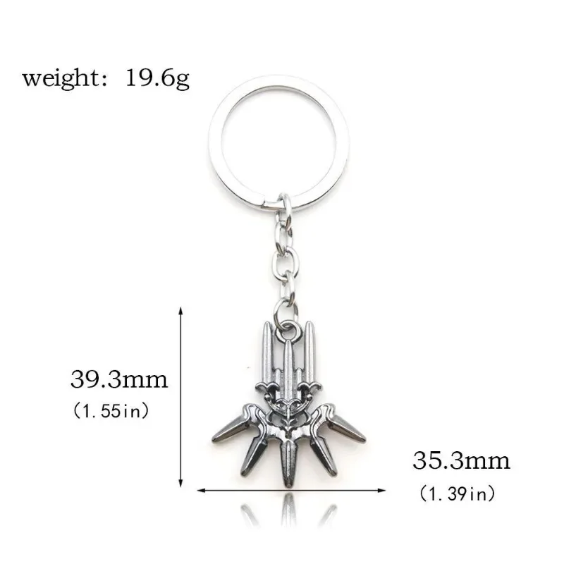 Popular Game NieR Automata YoRHa Keychains No. 2 Type B Beastlord Sword Oddity Emil Metal Charm KeyChain Cosplay Gifts view 4