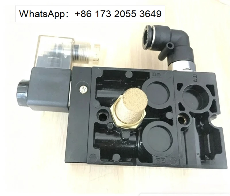 4 Port 2 Position Pneumatic Solenoid Valve HNS424S3B For Machine Tool Cutter Cylinder AC220V AC110V DC24V Coil Optional