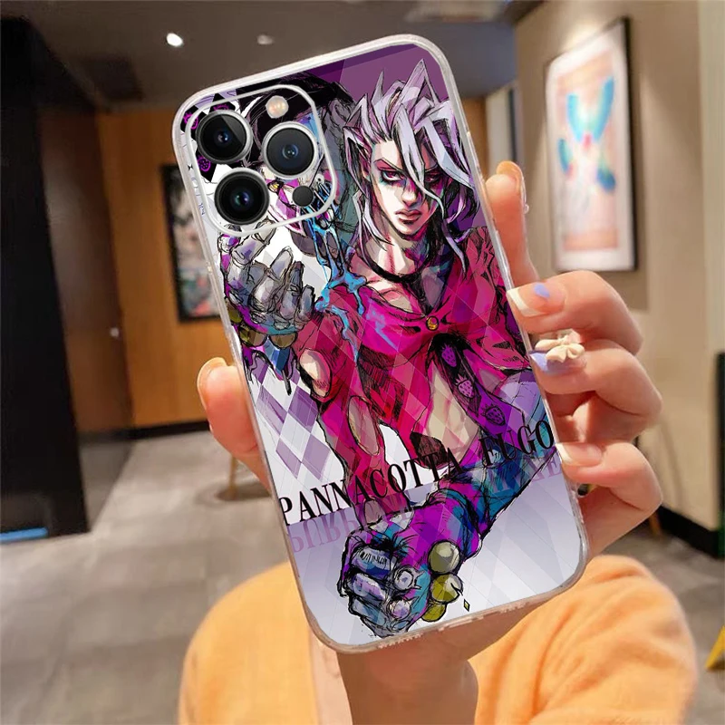 

Phone Case For iphone 17 Pro Max Air 16 15 14 13 Pro Max 15 16 Pro 15Plus Jojo Bizarre Adventure Anime