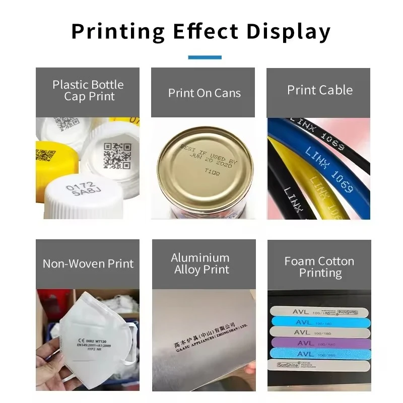 M10 Handheld Online Inkjet Printer with Conveyor Belt Automatic Coding Packaging Bag Fabric Metal Bottle Date Text Dtf Printing view 5