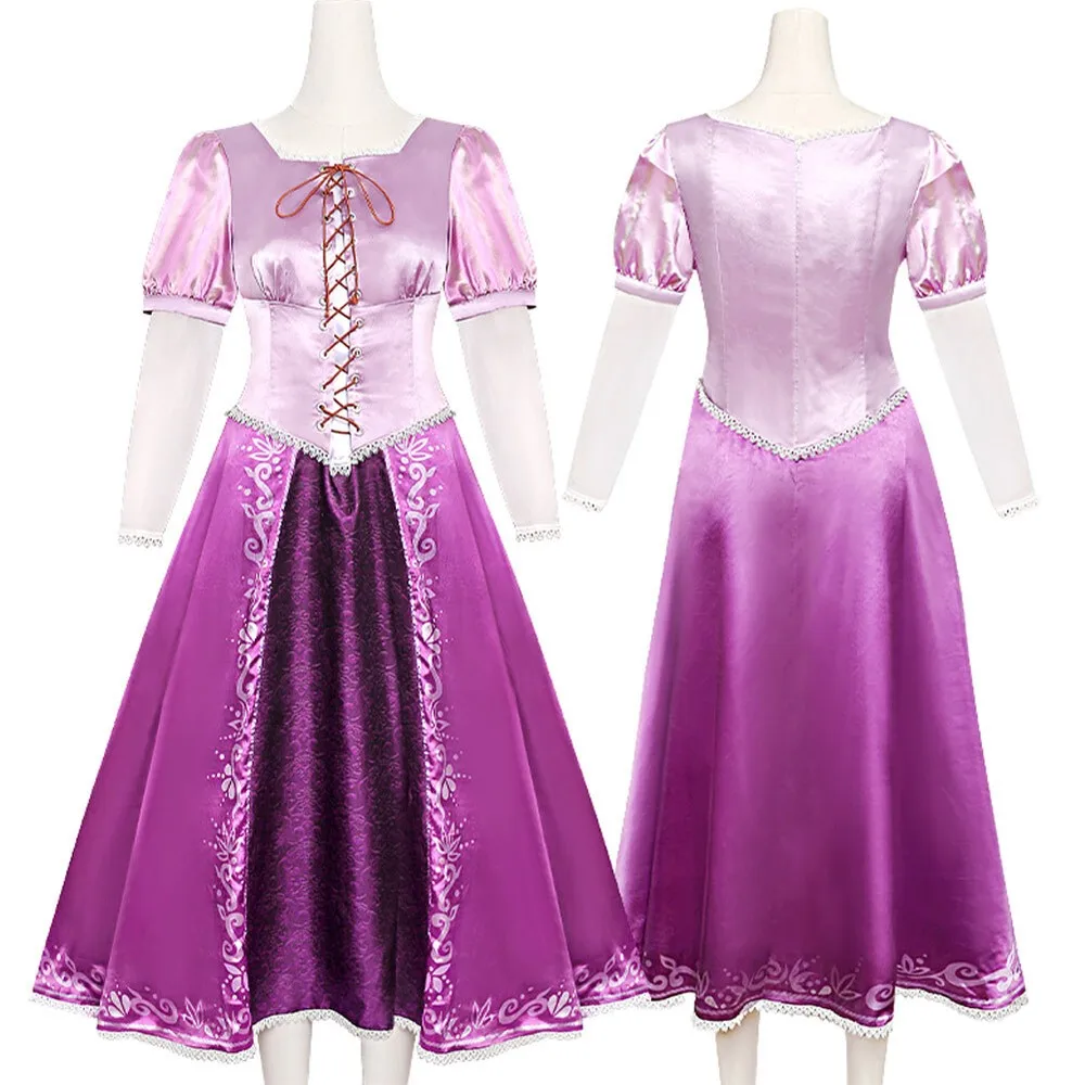 

Fulujiacos Rapunzel Cosplay Costume Dress Outfits Halloween Suit