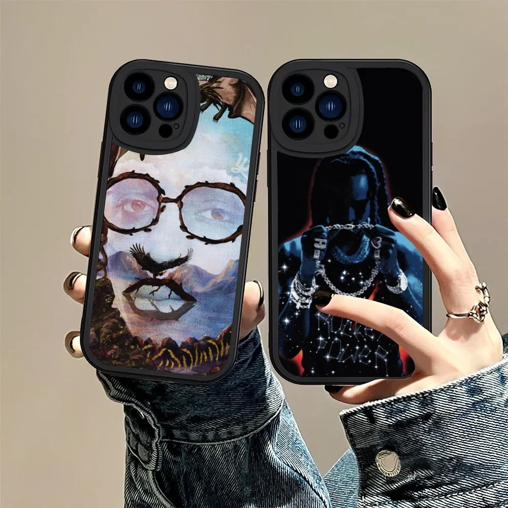 Rapper Quavo Huncho Rocket Power Phone Case For iPhone 11 12 13 14 15 X XR Pro MAX Plus Lens Protective Leather Soft Back Cover