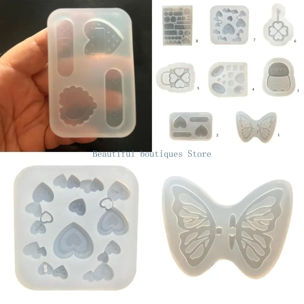

U4LF Unique Jewelry Crafts Resin Moulds Unique Silicone Moulds for Creative Projects