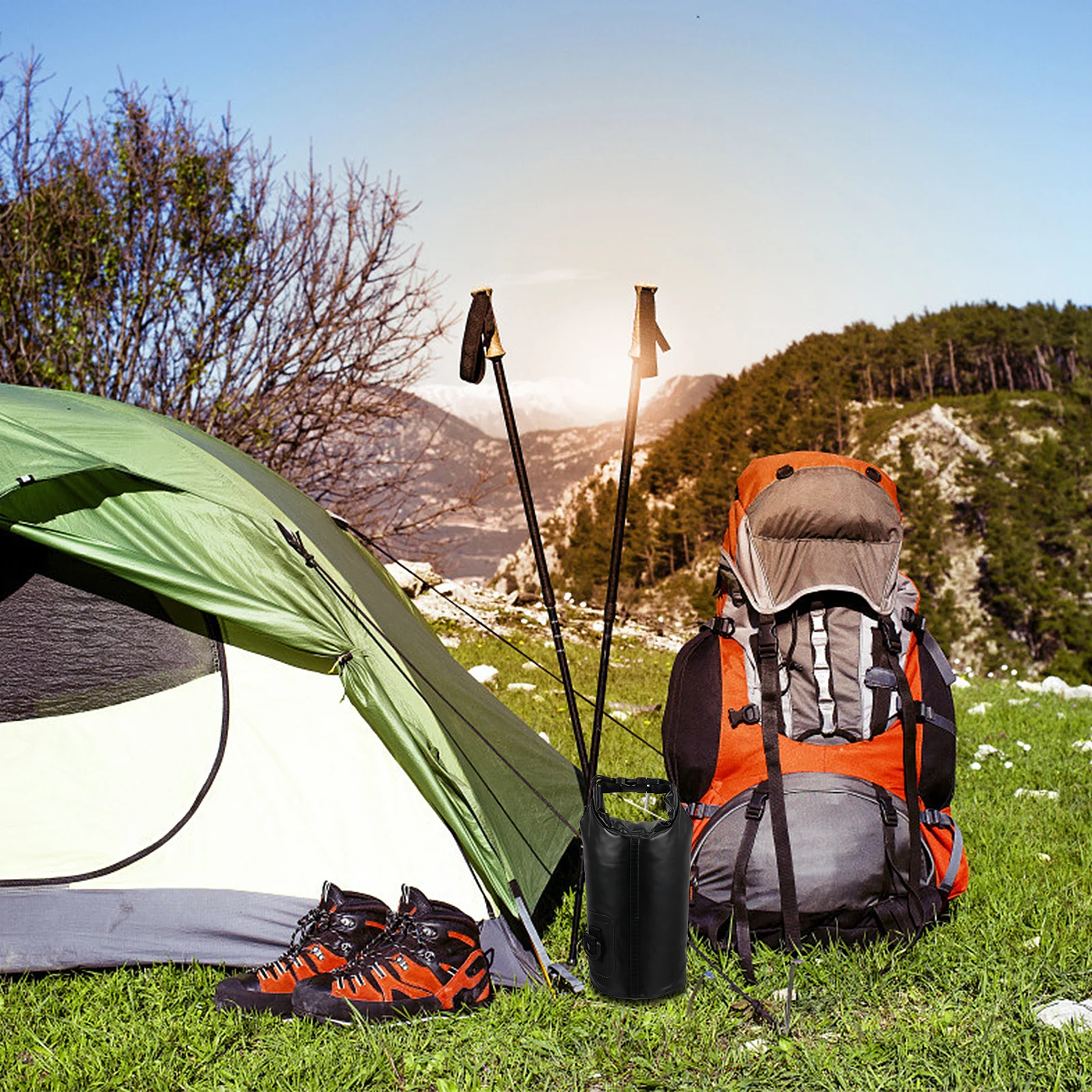 1 قطعة بولي كلوريد الفينيل مقاوم للماء دلو حقيبة جيدة للهواتف المحمولة كاميرات وثائق خرائط الغذاء شرب الملابس المال بولي كلوريد الفينيل حقيبة مقاومة للماء #6