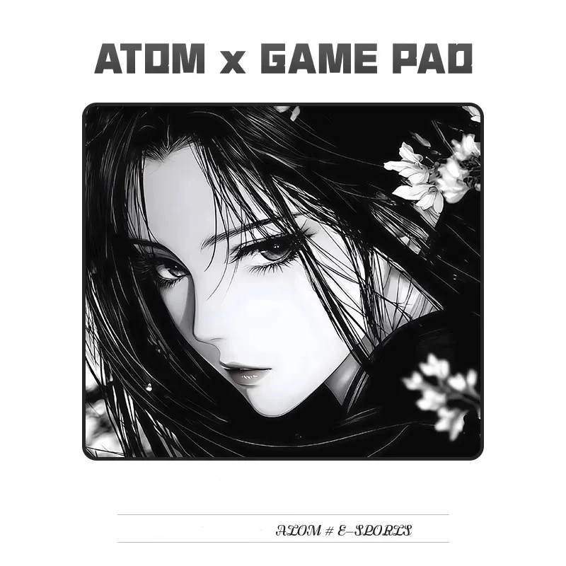 

Mouse Pad Japanese Anime Girl Cold Hearted Mouse Pad Glass Without Locking Edges Mouse Pad Computer Mouse Mat Laptop Deskmat PC