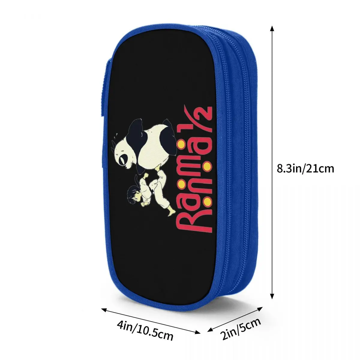 Ranma Panda Run - ORIGINAL DRAWN By SillyFun Pencil Case University Pencil Box Girls Boys Canvas Fashion School Pencil Cases