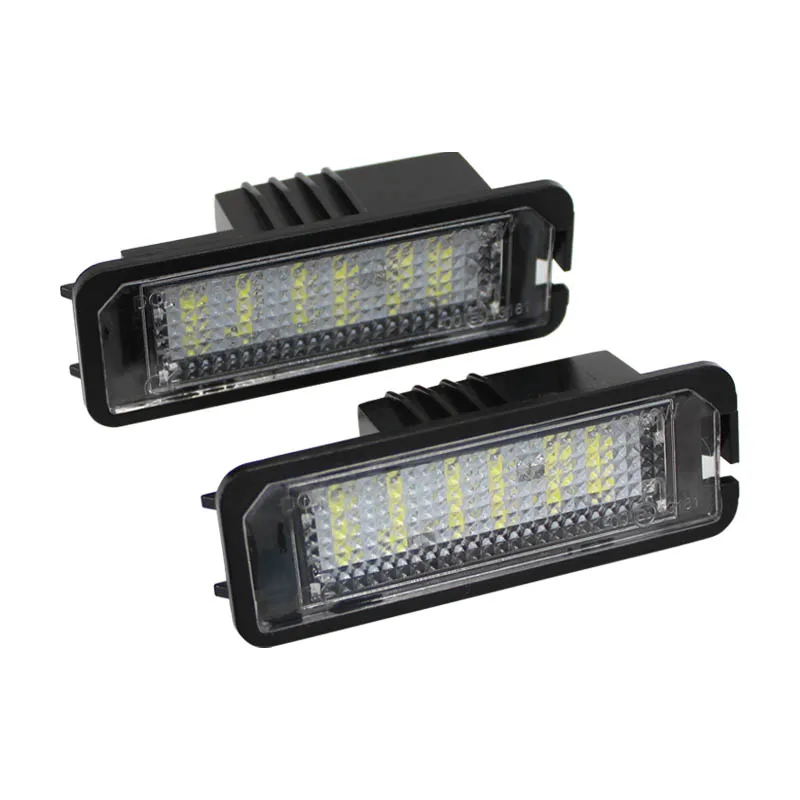 2pcs LED License Number Plate Light Lamp Car Lamp For VW Passat B6 CC Eos Golf 4 5 6 7 MK7 Polo Superb Seat Leon Altea - Image 3