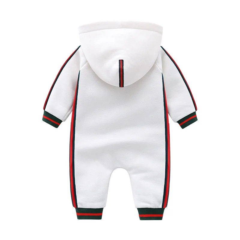 IYEAL Newborn Baby Warm Velvet Inner Jumpsuits Baby Boys Girls Rompers Long Sleeve roupas infantis Overalls Costumes