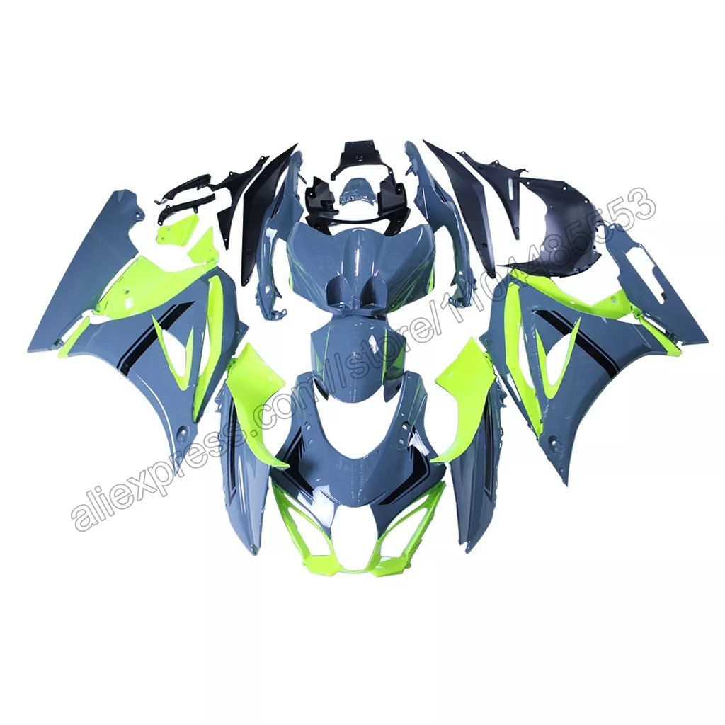 Volledige set Kuip Voor GSX-R1000 2017 2018 2019 2020 2021 2022 2023 2024 K17 GSXR 1000 ABS Plastic Injectie Carrosserie Glanzend Blauw
