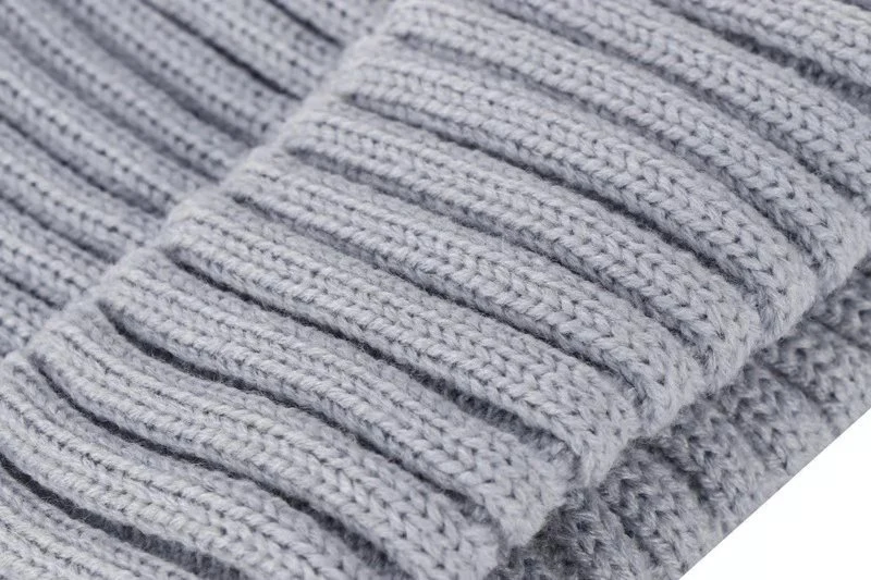 Winter Frauen Gestrickte Hüte Pompom Warme Frau Beanie Hut Faux Pelz Ball Teenager Mädchen Kappe Bommeln Weihnachten Hut – Detail 10
