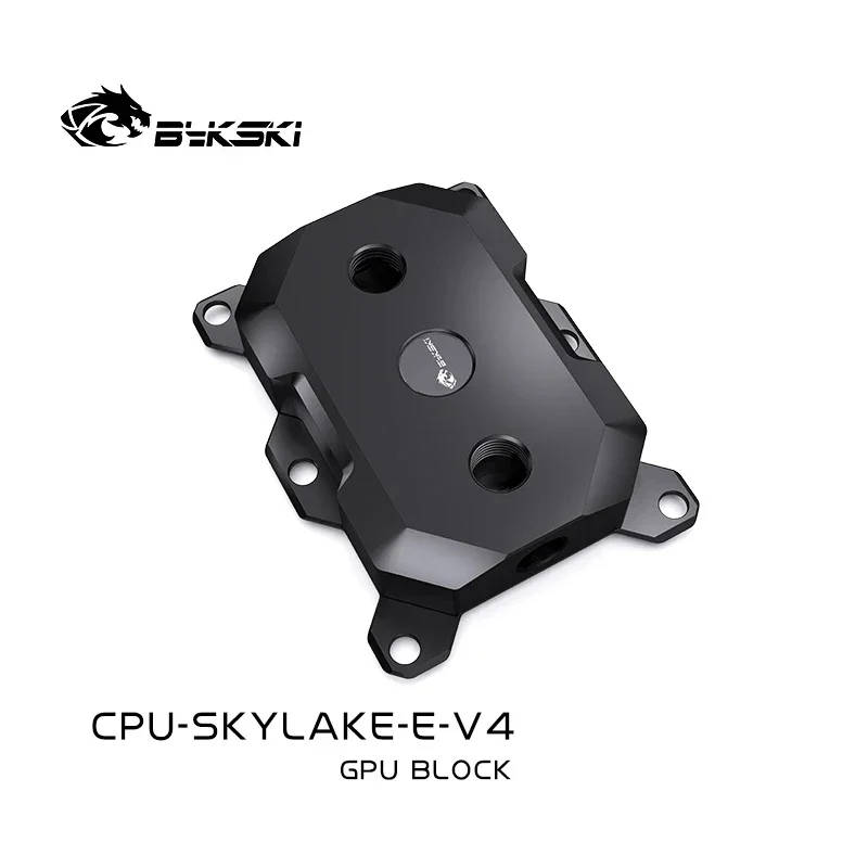 Bykski CPU-SKYLAKE-E-V4,INTEL CPU Water Block For LGA3647/SKYLAKE Socket,CPU Cooler Black POM+Copper Version