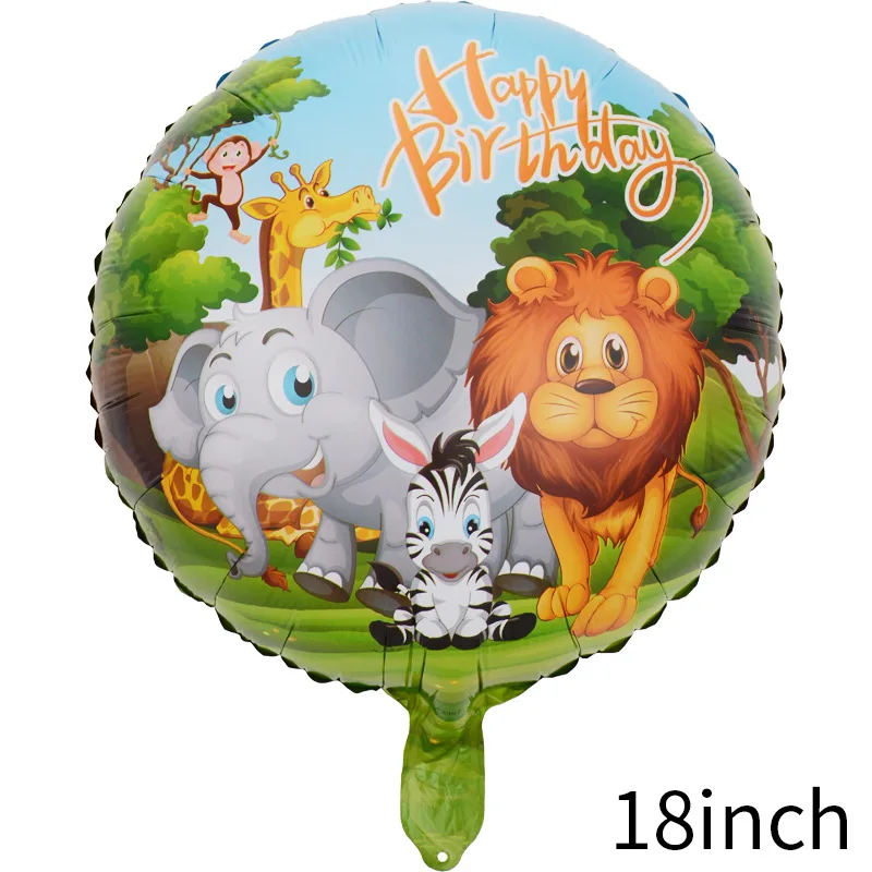 50pcs 18inch English Happy Birthday Aluminum Foil Balloons Birthday Decoration Holiday Party Decoration Balloon Children\'s Toy