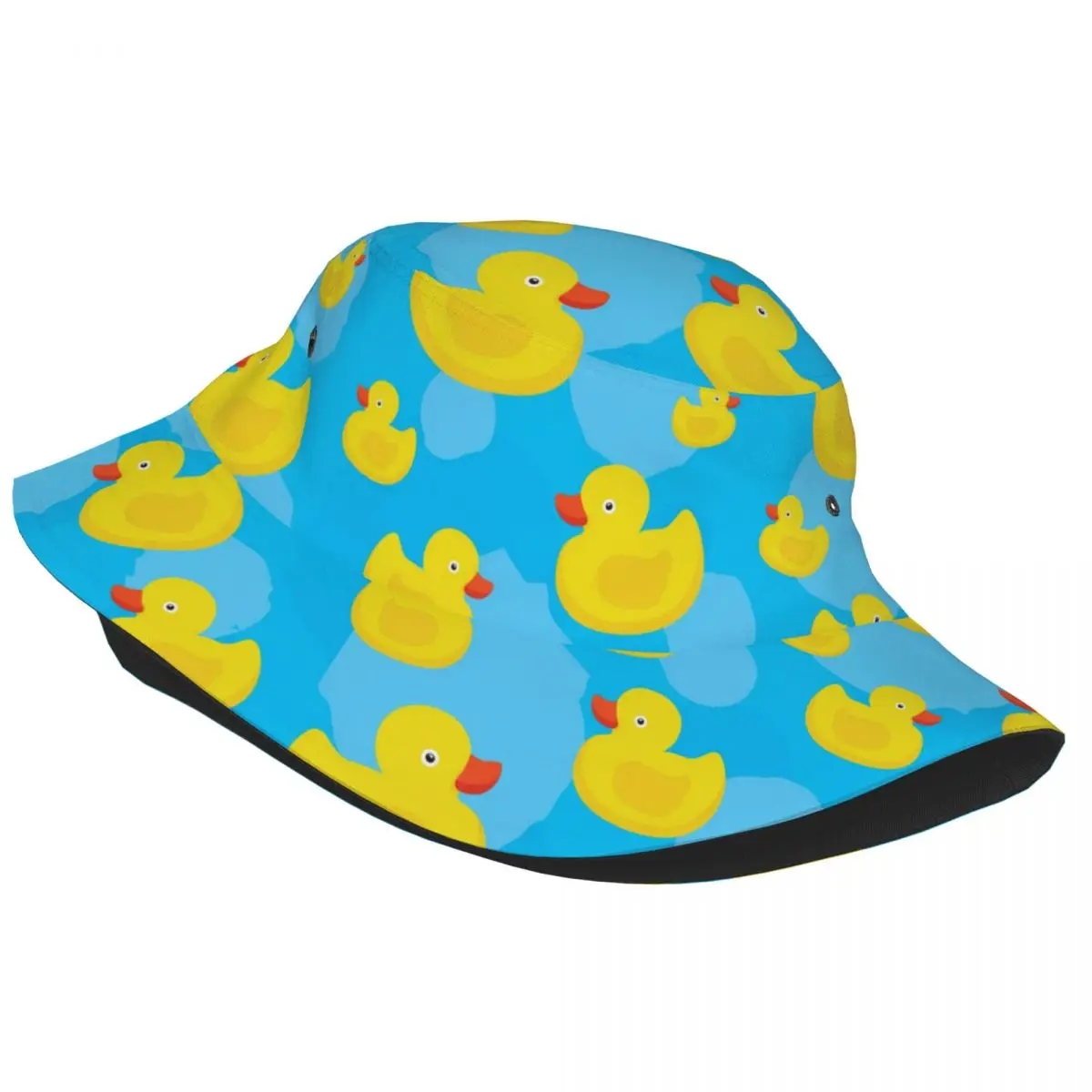 Summer  Headwear Cute Yellow Duck Accessories Bucket Hats Trendy Unisex Sun Hats Animal Panamka Fishing Fisherman Hats Sport