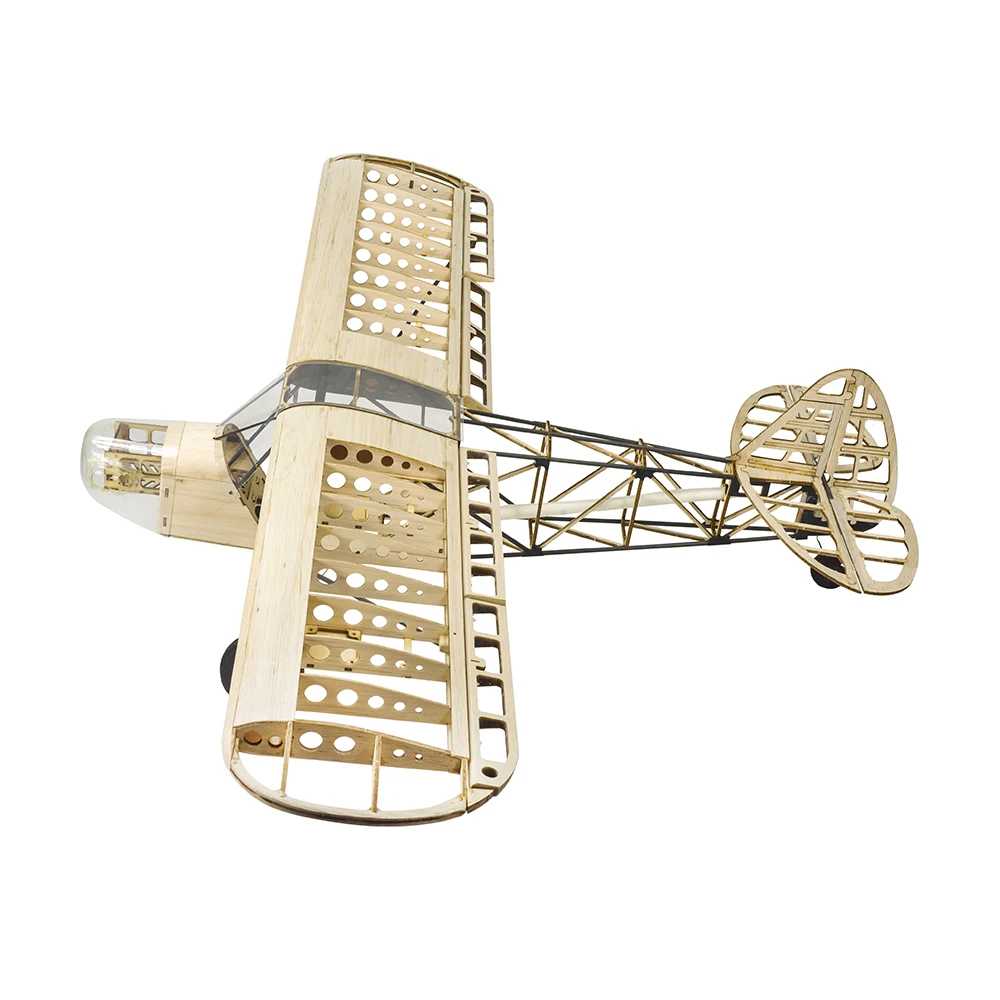 XAERO 1M S38 Bobber RC Plane Kit Off-Road Capable Balsa Fixed Wing Rugged Bush Plane Design