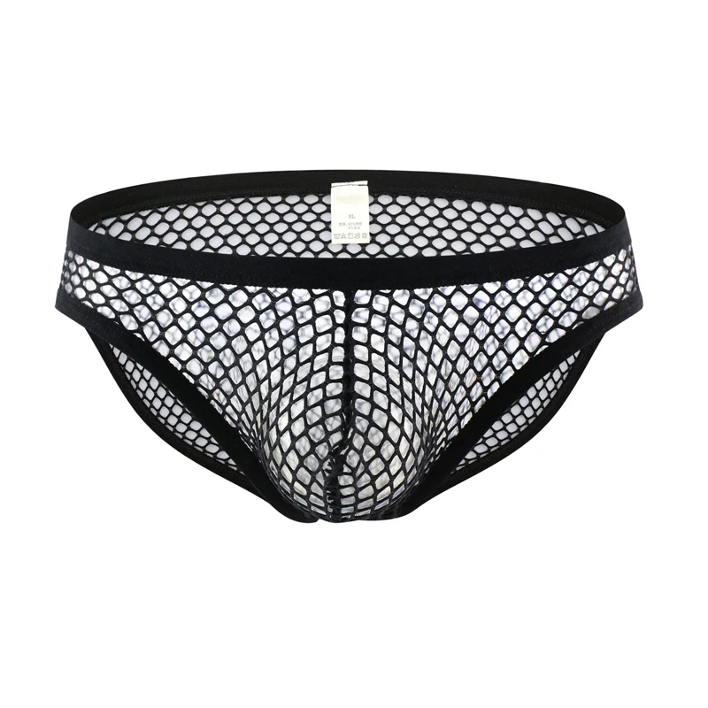 

Men Underwear Mesh Qucik-Dry Sexy Men Briefs Breathable Mesh Mens Slip Cueca Male Panties Penish Pouch Underpants Briefs