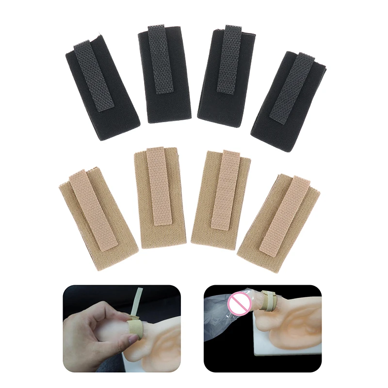 

10Pcs Adjustable Male External Catheter Strap Reusable Holder Band Fixed Urine Bag Men Urinary Incontinence Penile Clamp Fixer