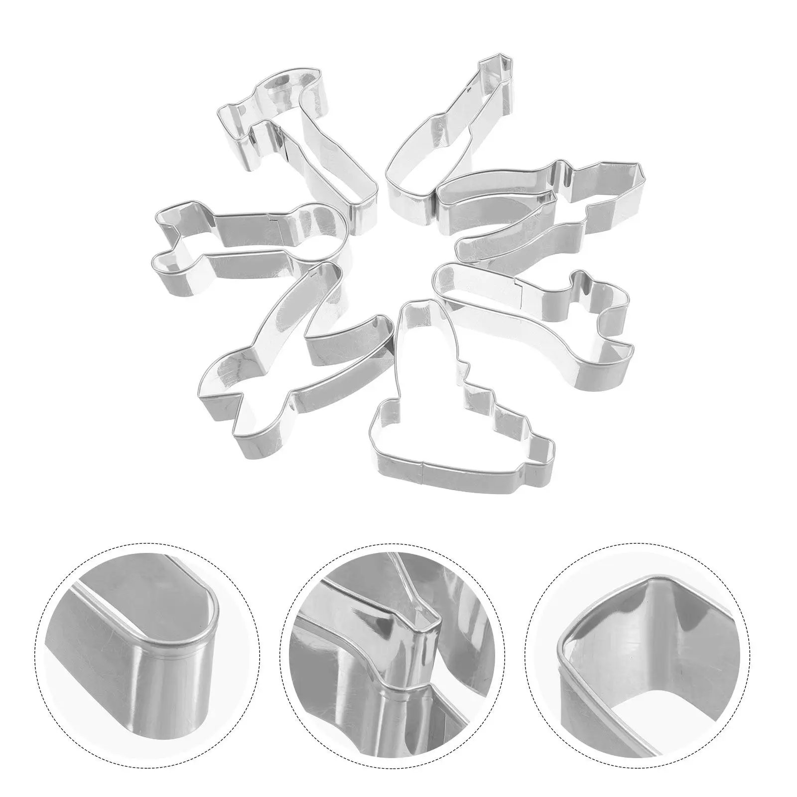 7Pcs Construction Tool Cookie Cutters Set Handmade Biscuit Molds Pliers Screwdriver Hammer Scissor Electric Drill Shapes Party