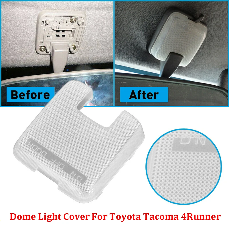 غطاء مصباح على شكل قبة السقف من تويوتا تاكوما-من أجل صحن الخريطة ، غطاء مصباح علوي ، 4 عداء
