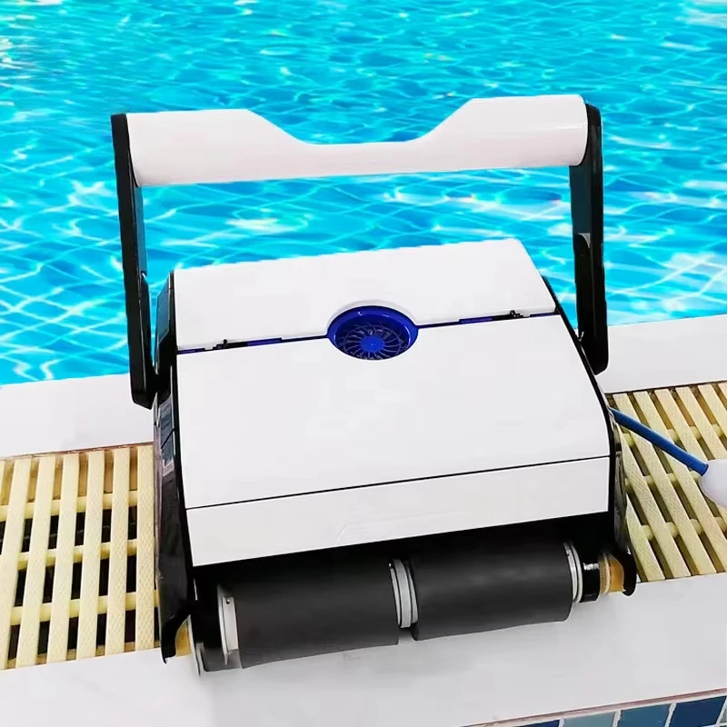 Robotic Pool Cleaner ABS Aluminum Automatic Swimming Pool Vacuum Cleaning Machine
