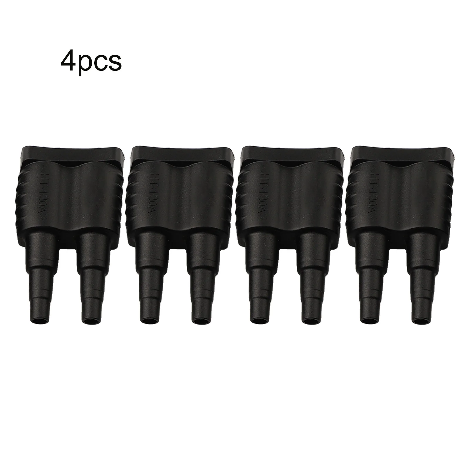 2/4 Pcs 3rd Generation Sheath Waterproof 120A-600V For Anderson Plug Connector Dustproof Cable Jacket Black Cable Connectors