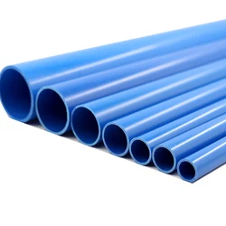 O.D 16~110mm Blue PVC Pipe 50cm length Aquarium Fish Tank Watering Supply Garden Irrigation Fittings Planting Frame Water Tube