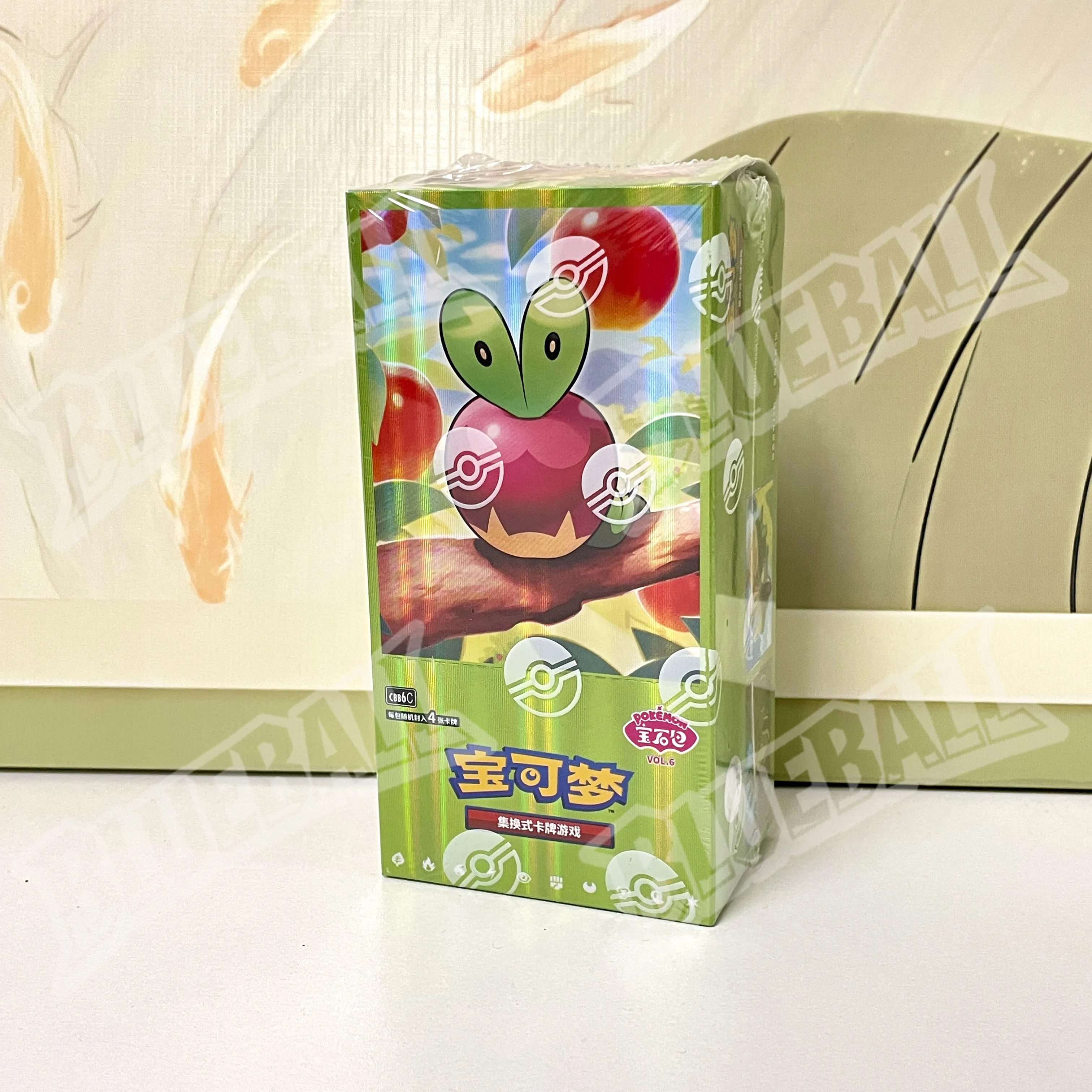 Original Pokémon Scarlet Violet Gem Pack Vol6 Thin Box TCG Sammelkarten Vereinfachte Chinesische Version Spielzeug Geschenk
