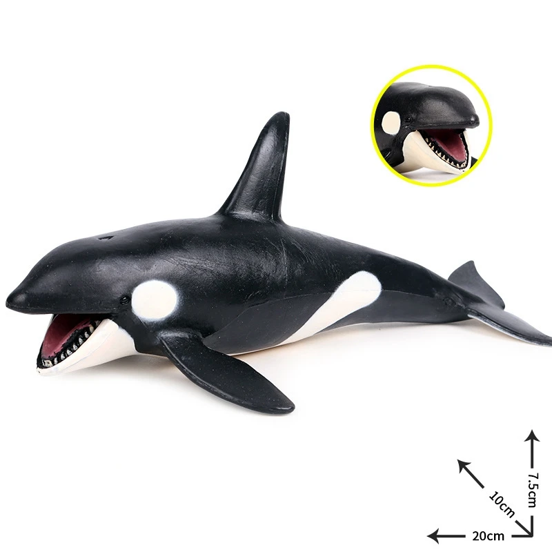 Sea Life Animals Killer Whale Model Action Figures Pvc Figurines Simulation Models Toys