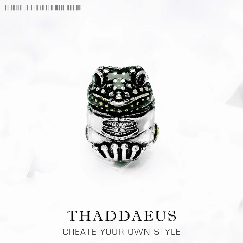 

Beads Frog 925 Sterling Silver Charm European DIY Jewelry Accessorie Gift For Women Men
