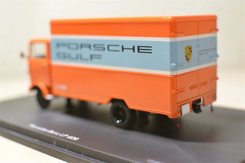 Diecast Schuco 1:43 Scale Benz LP608 Gulf Racing Alloy Car Model