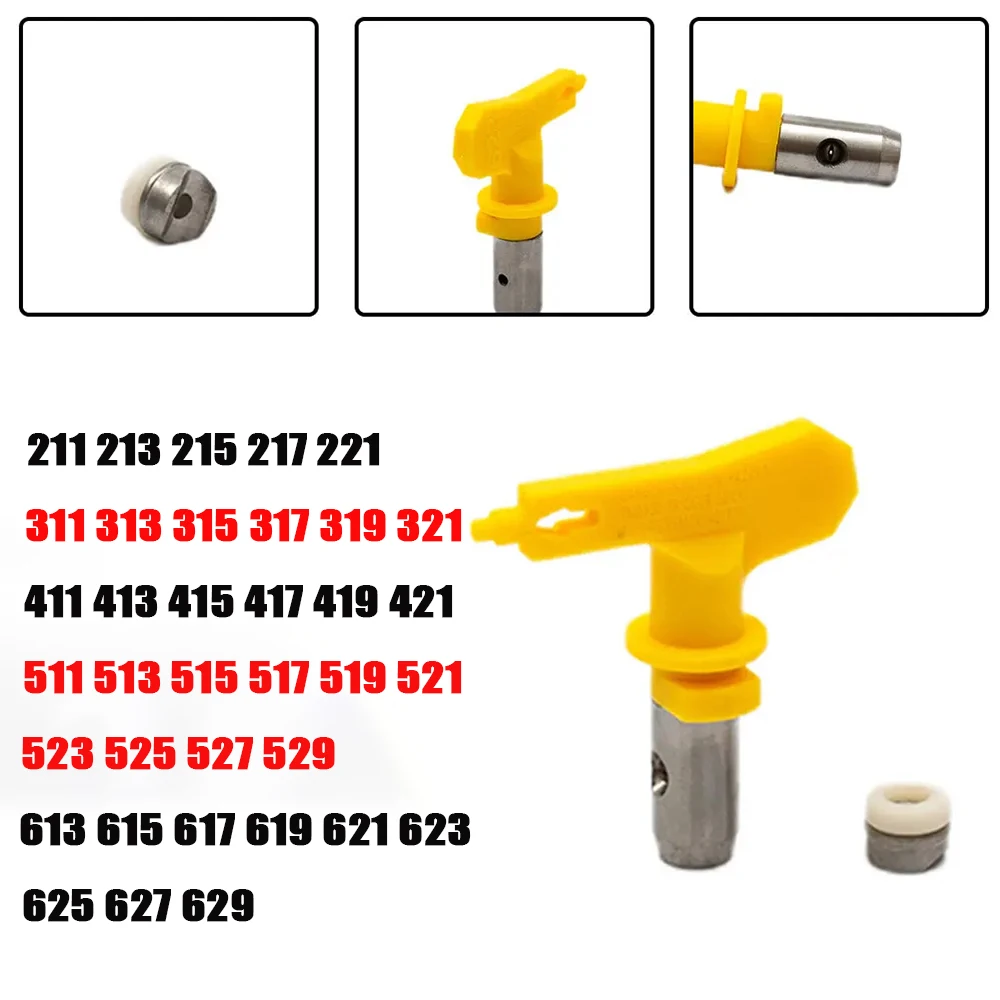 

High Pressure Airless Electric Spraying Machine Nozzle Spray Head Wear-Resistant Gun Nozzle Coating Latex Paint Universal Nozzle