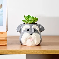 Ceramic Succulent Flower Pot Home Garden Animal Plant Pot Flower Vase Decoration Home Vase for Flower Office Table Decor