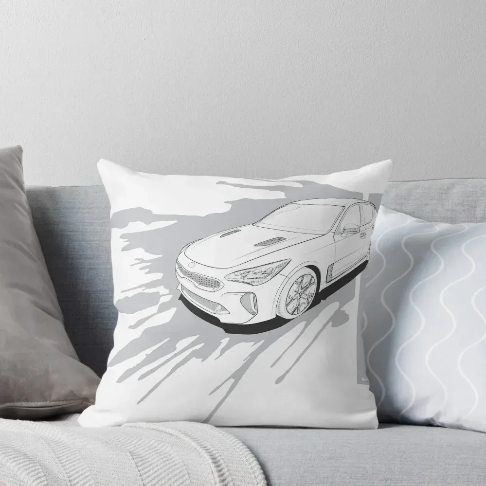 Kia Stinger GT Throw Pillow Decorative Cover For Living Room Ornamental Pillow Pillow Covers Decorative Cushion Cover Set