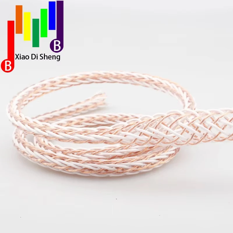 Измеритель HIFI 8TC 7N OCC акустический кабель из чистой меди Hi-End аудио провод динамика кабель громкоговорителя CD DVD AV