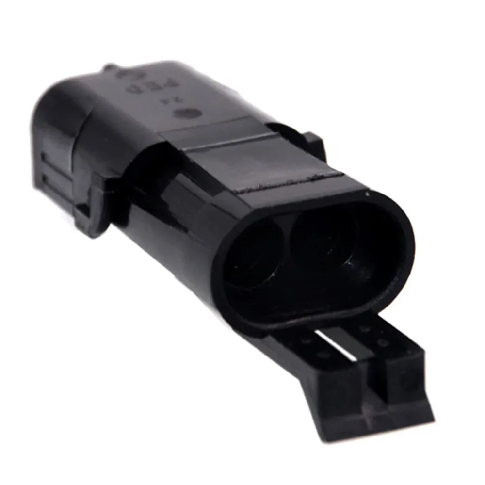 

2P Domestic Socket Car Plug-in DJ3021Y-2.5-11 Black Waterproof Connector Cable Plug