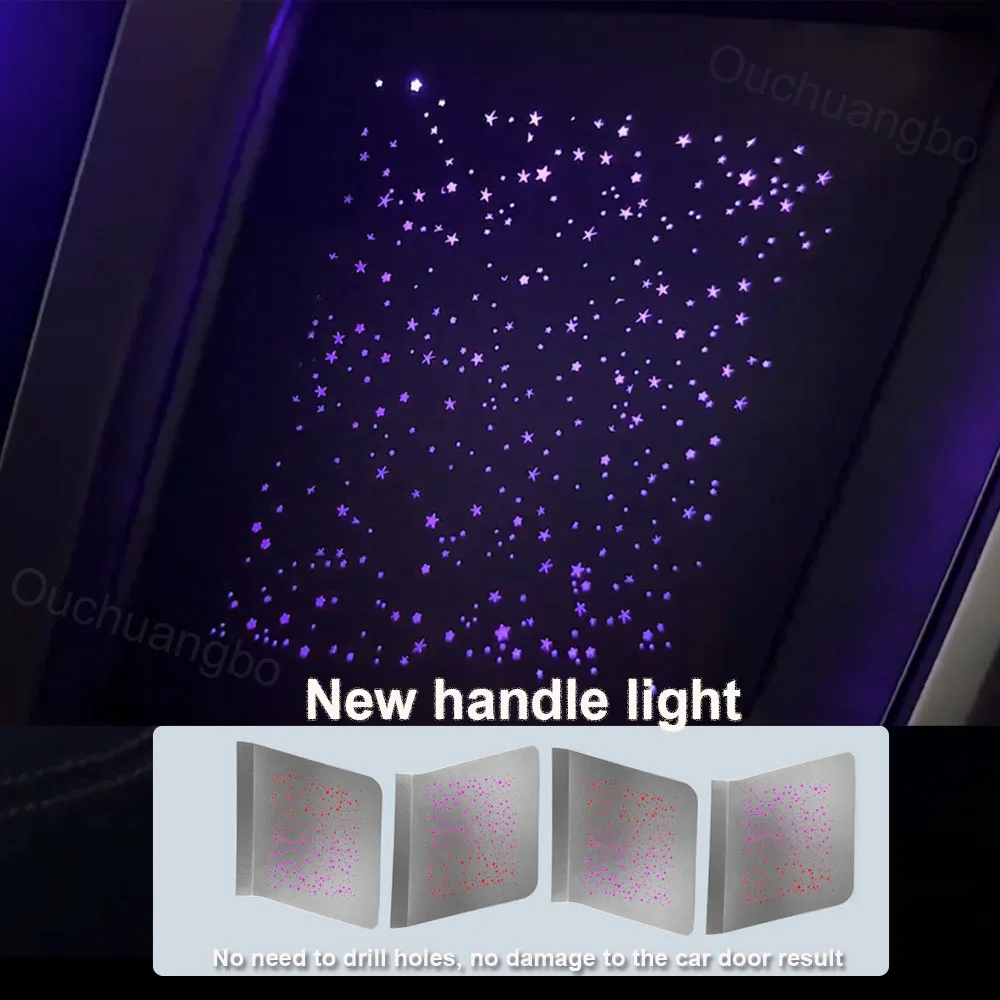 Ouchuangbo LED Ambient Light For ICAR V23 2024-2026 Environmental Lighting Atmosphere Lamp Backlight kit Dynamic Trim mold