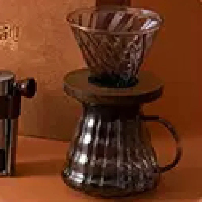 2025 disesuaikan. Factory produk baru alat kopi Glass Dripper 600 ml Server Pot 350 ml Handheld Coffee Kettle Set 231048