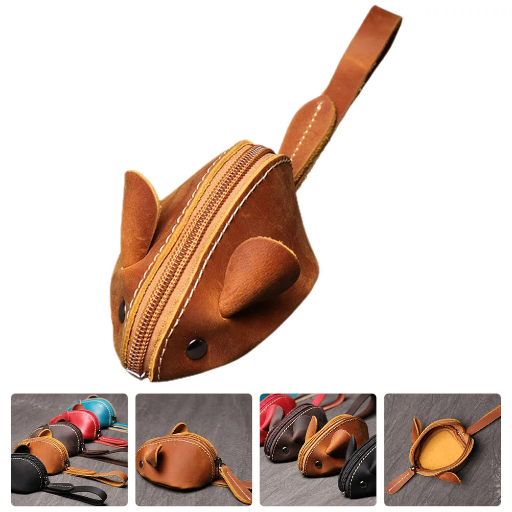 محفظة نقود معدنية بتصميم فأر كرتوني، حقيبة محفظة صغيرة خفيفة الوزن، حقيبة تغيير صغيرة لمحفظة صغيرة للسفر