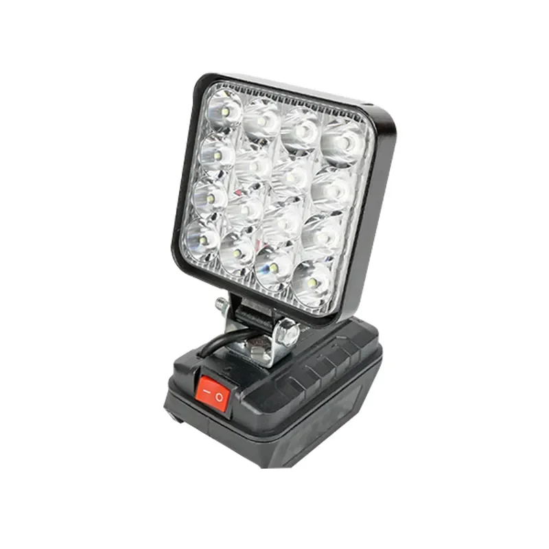 

Portable Work Light 4X4 Spotlights Cordless Outdoor LED Work Fishing Handheld Emergency Tool Light Compatible Makita Battery