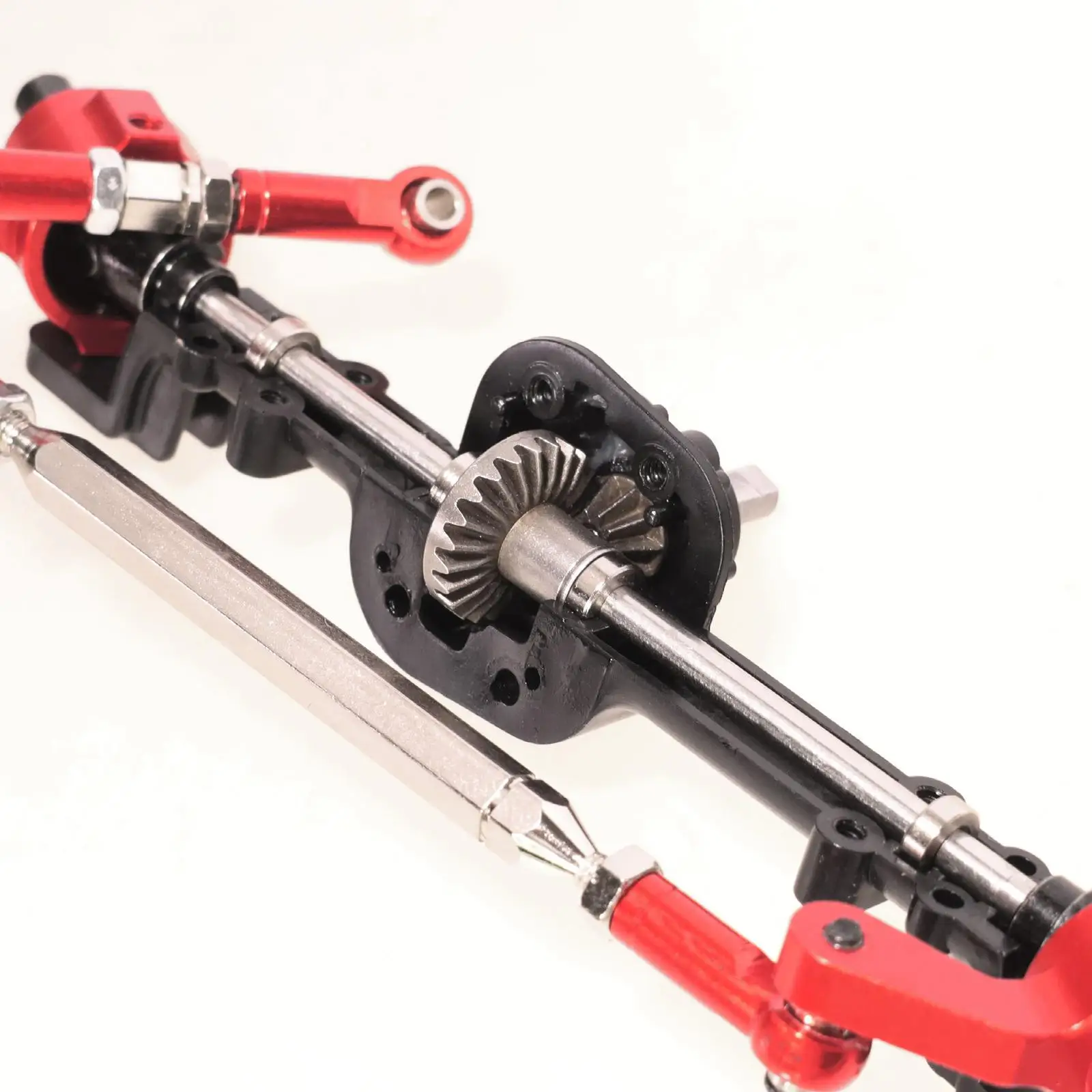 Metal Bridge Gear Set RC Car Replacement Bevel Gears and Screws for 1/12 MN78 MN82 MN168 MN98V2 MN9